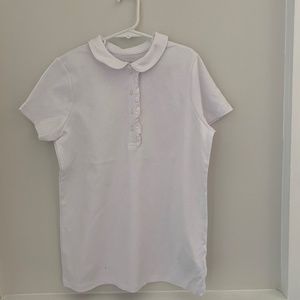 LANDSEND Girls Polo/Uniform Shirt Girls M 10-12